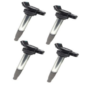 Pack of 4 Ignition Coil Compatible with 1.8 L4 Toyota Corolla Prius Matrix Scion XD 1.8L 2009 2010 2011 2012 2013 2014 2015 2016 2017 Coils Set OE# UF596 C1714 90919-02252